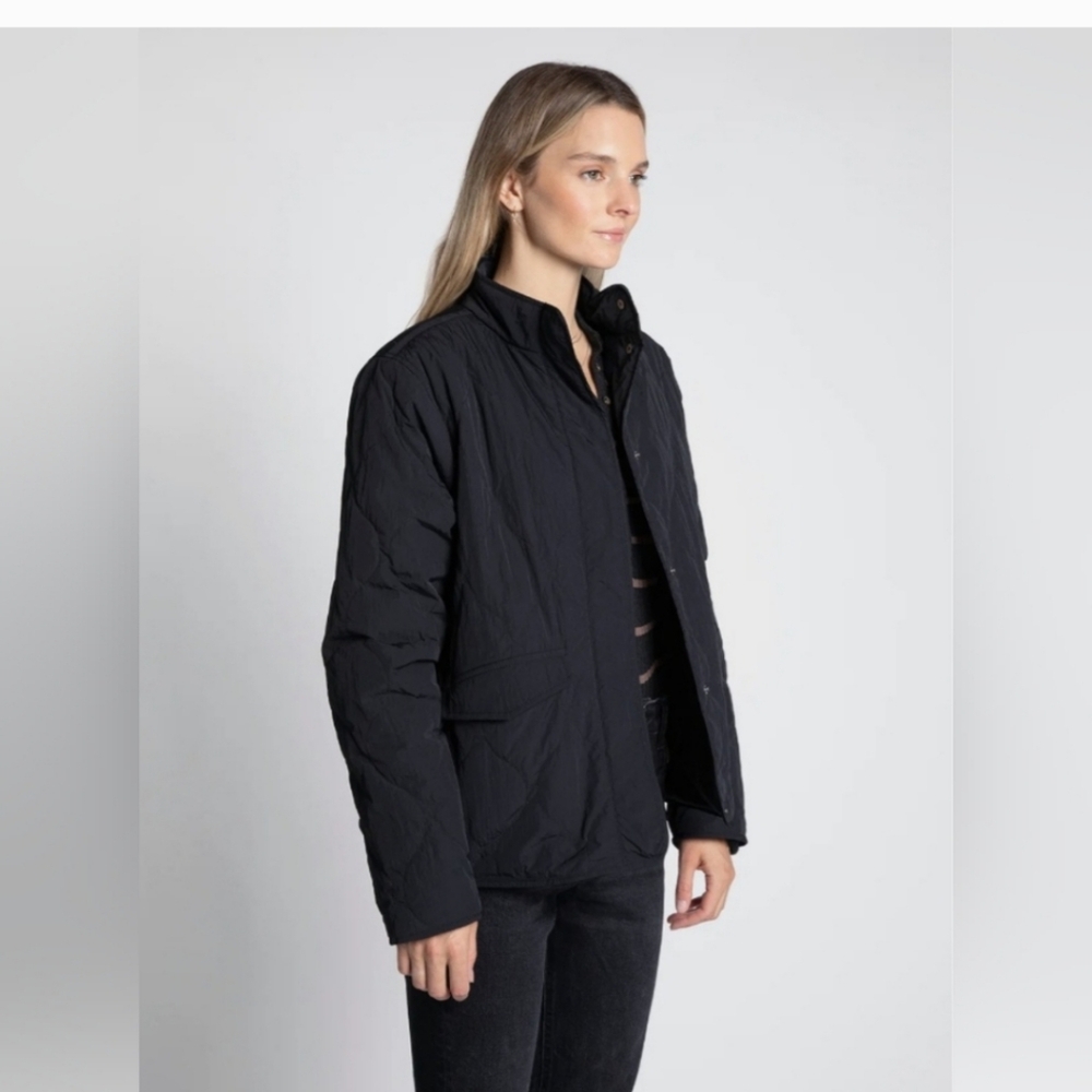 JONES NEW YORK BLACK QUILTED PUFFER JACKET SIZE XL